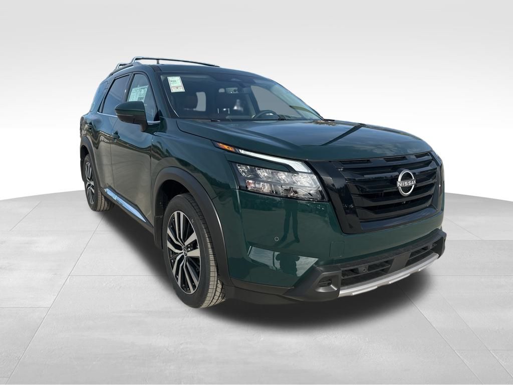 2025 Obsidian Green Pearl Nissan Pathfinder Platinum 4X4 SUV