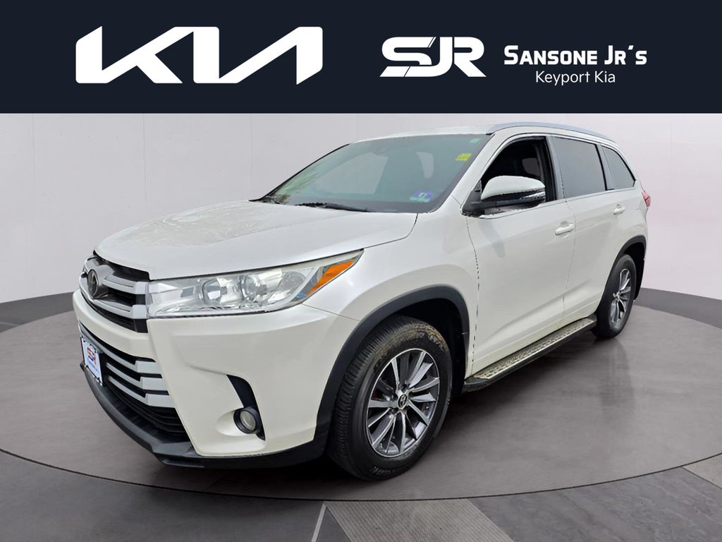 White (Blizzard Pearl) 2017 Toyota Highlander XLE AWD SUV / Crossover All-Wheel Drive 8-Speed Automatic