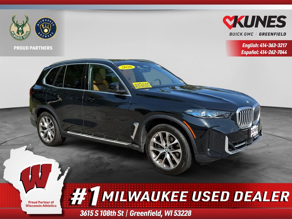 Black Sapphire Metallic 2026 BMW X5 SUV / Crossover All-Wheel Drive 8-Speed Automatic
