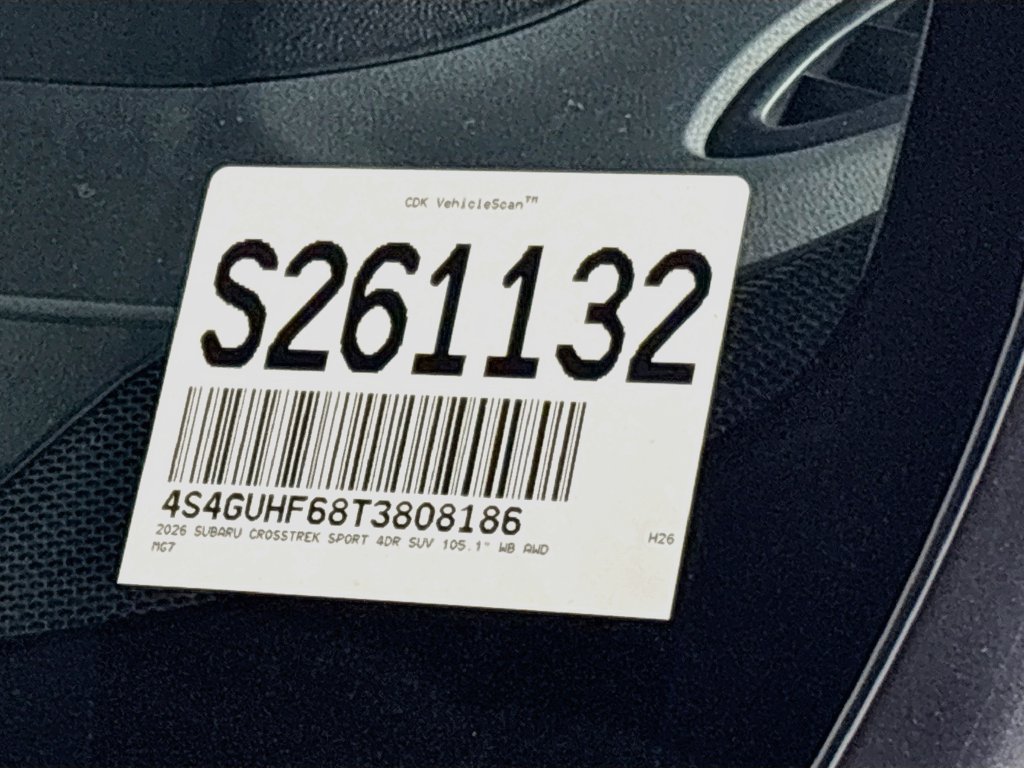 2026 Subaru Crosstrek Sport