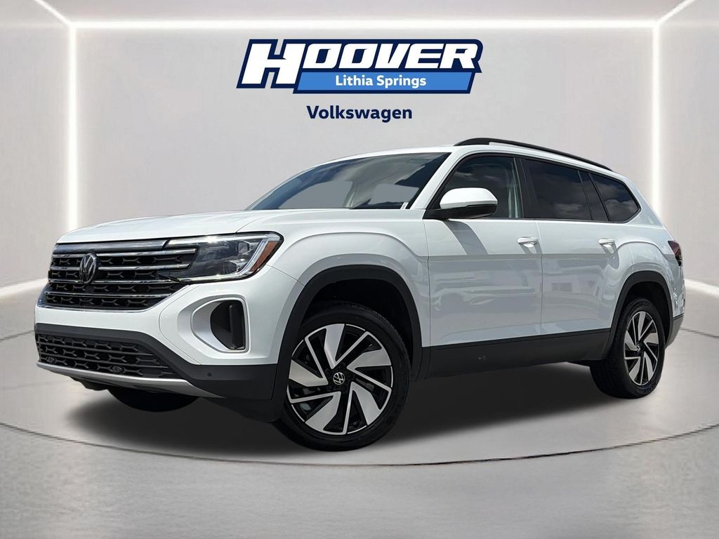 Pure White 2025 Volkswagen Atlas SUV / Crossover Front-Wheel Drive 8-Speed Automatic