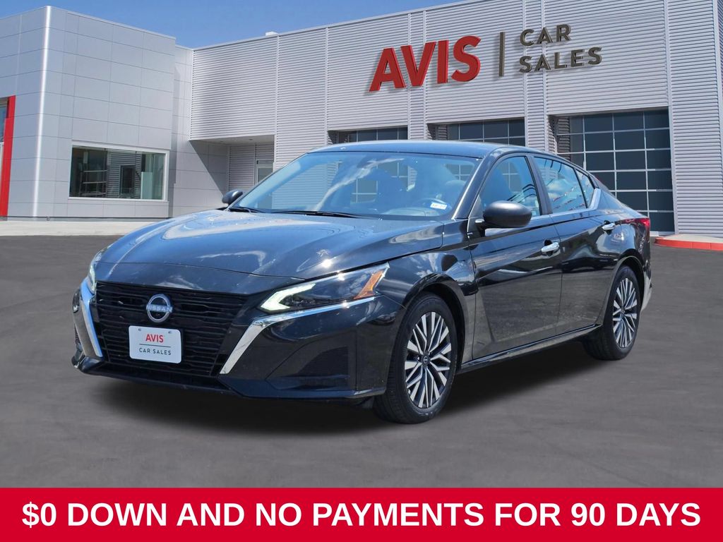Super Black Clearcoat 2025 Nissan Altima Sedan Front-Wheel Drive Continuously Variable Transmission