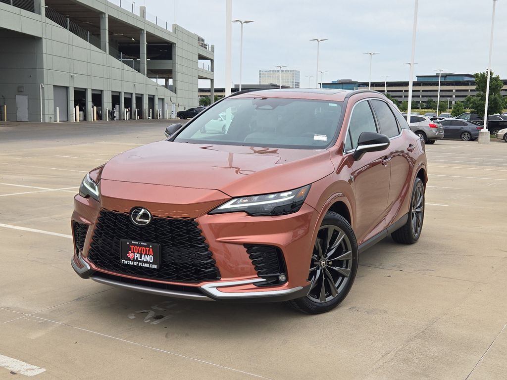 Red (Copper Crest) 2026 Lexus RX Hybrid 350h F SPORT Design AWD SUV / Crossover All-Wheel Drive Continuously Variable Transmission