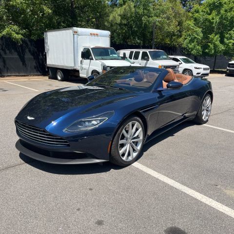 Blue 2019 Aston Martin DB11 V8 Volante Convertible RWD Convertible Rear-Wheel Drive 8-Speed Automatic