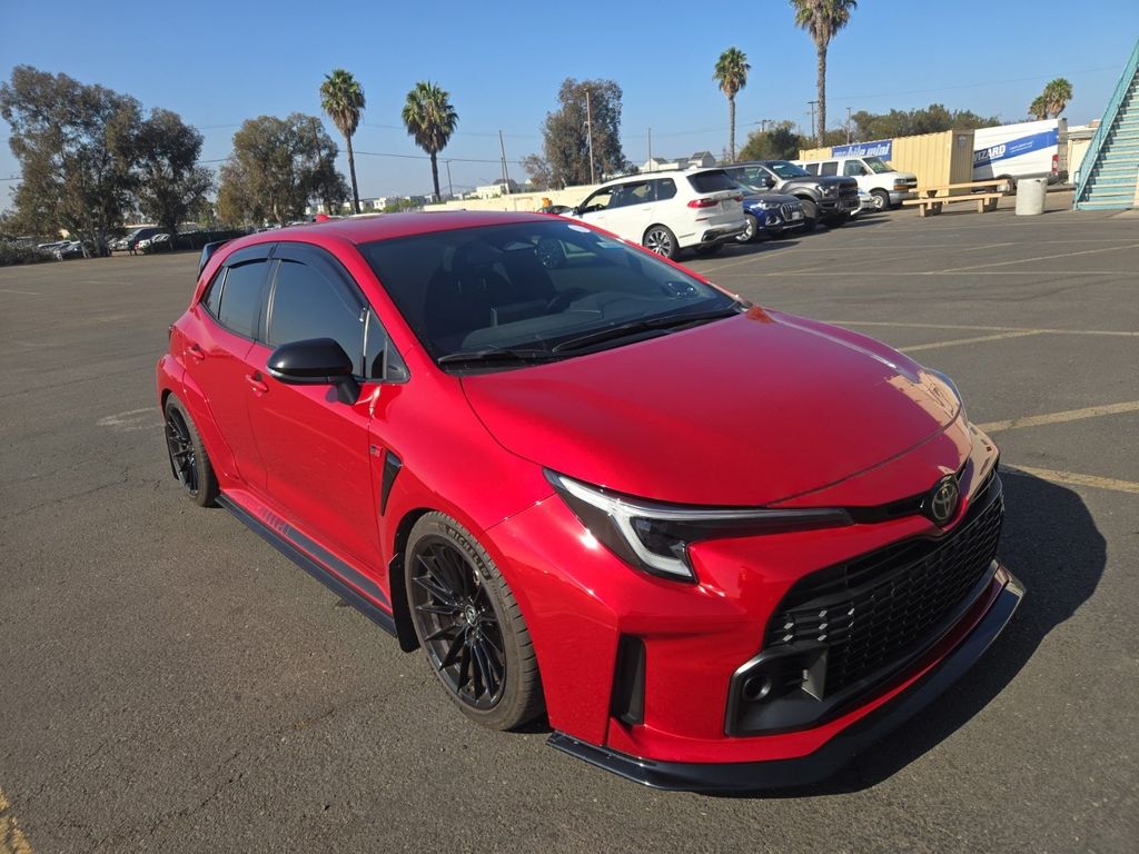 Red 2023 Toyota GR Corolla Hatchback All-Wheel Drive 6-Speed Manual