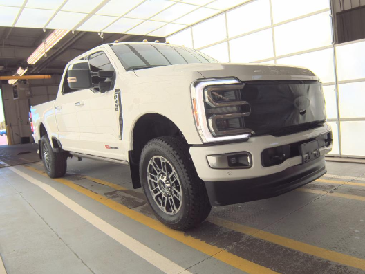 White 2025 Ford F-350 Super Duty Pickup Truck Four-Wheel Drive Automatic