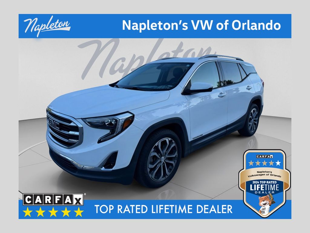 Summit White 2019 GMC Terrain SLT SUV / Crossover Front-Wheel Drive 9-Speed Automatic