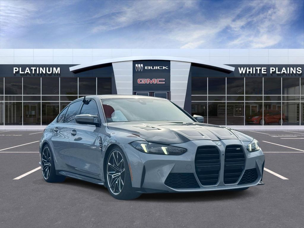 Gray (Brooklyn Grey Metallic) 2025 BMW M3 RWD Sedan Rear-Wheel Drive 6-Speed Manual