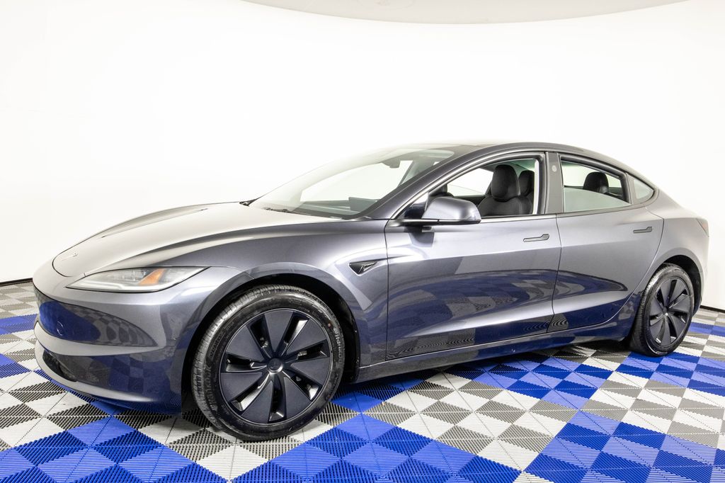 Stealth Gray 2024 Tesla Model 3 RWD Sedan Rear-Wheel Drive 1-Speed Automatic
