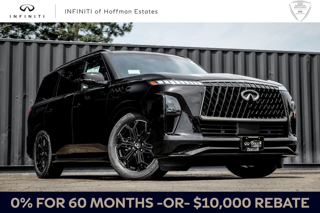 Mineral Black 2026 INFINITI QX80 Sport AWD SUV / Crossover All-Wheel Drive 9-Speed Automatic