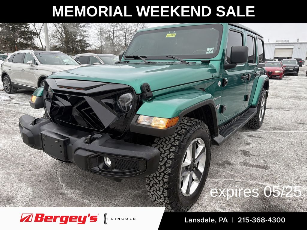 Black Clearcoat 2021 Jeep Wrangler Unlimited Sahara 4WD SUV / Crossover Four-Wheel Drive 8-Speed Automatic