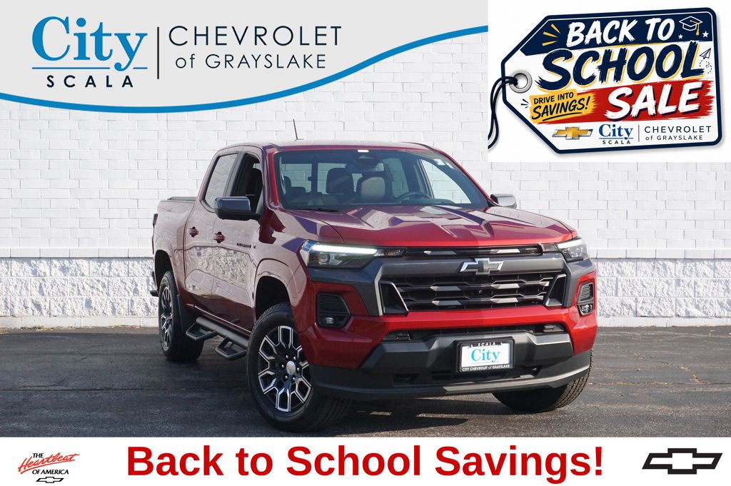 Radiant Red Tintcoat 2023 Chevrolet Colorado Pickup Truck Four-Wheel Drive 8-Speed Automatic