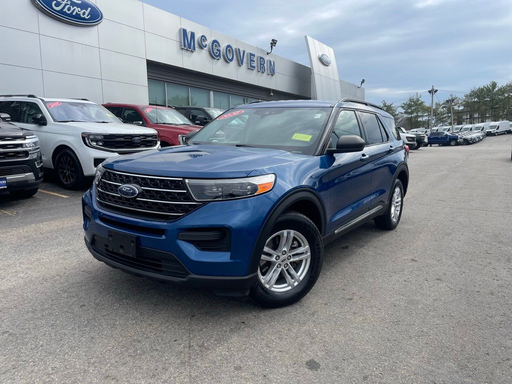 Blue Metallic 2020 Ford Explorer XLT AWD SUV / Crossover All-Wheel Drive Automatic