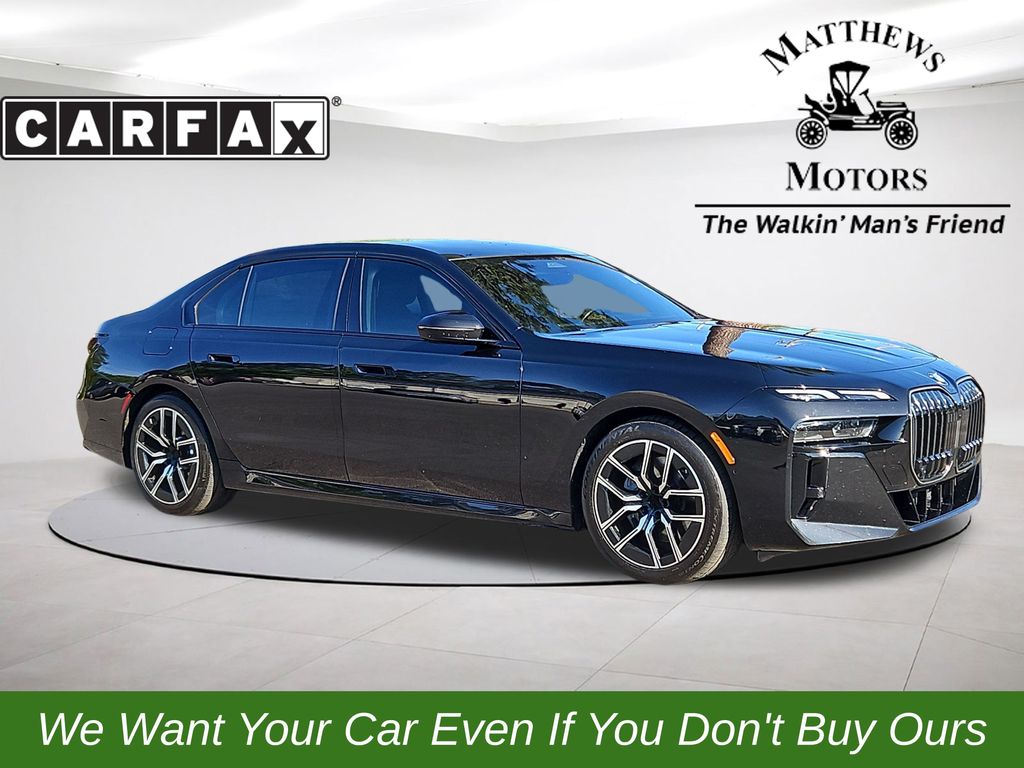 Black Sapphire Metallic 2024 BMW 7 Series 740i xDrive AWD Sedan All-Wheel Drive 8-Speed Automatic