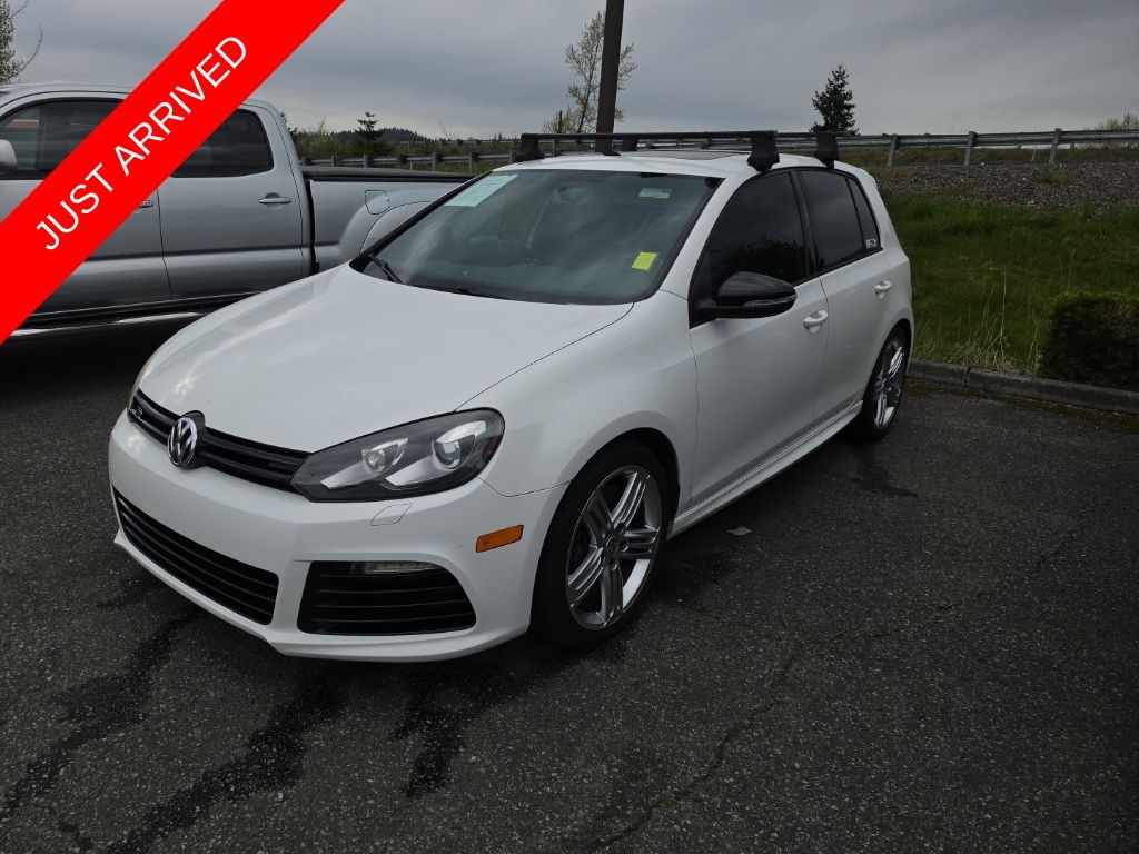 Candy White 2013 Volkswagen Golf R 4-Door AWD Hatchback All-Wheel Drive 6-Speed Manual