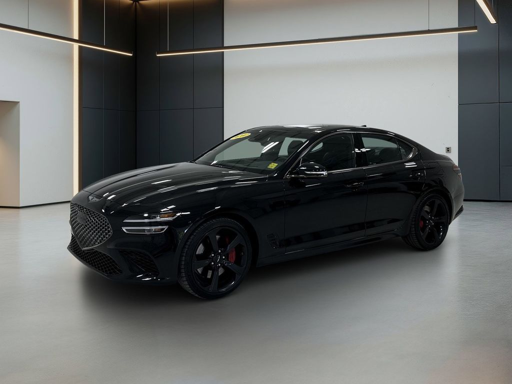 Vik Black 2026 Genesis G70 3.3T Sport Prestige RWD Sedan Rear-Wheel Drive 8-Speed Automatic