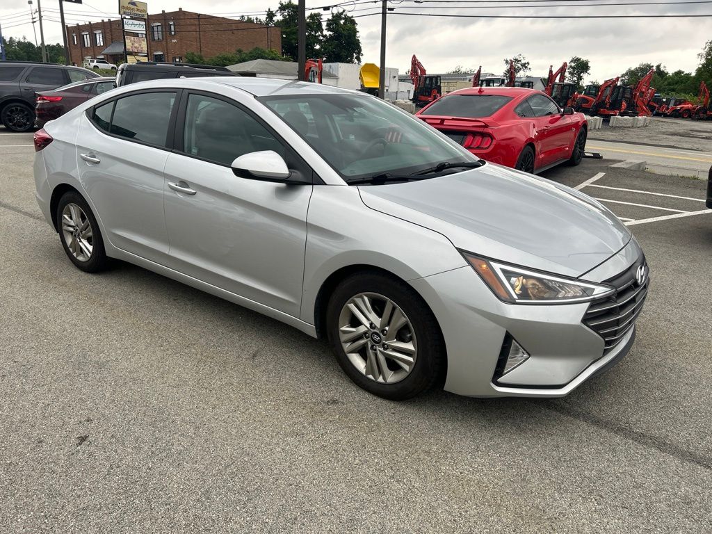 Symphony Silver 2020 Hyundai Elantra SEL FWD Sedan Front-Wheel Drive Continuously Variable Transmission
