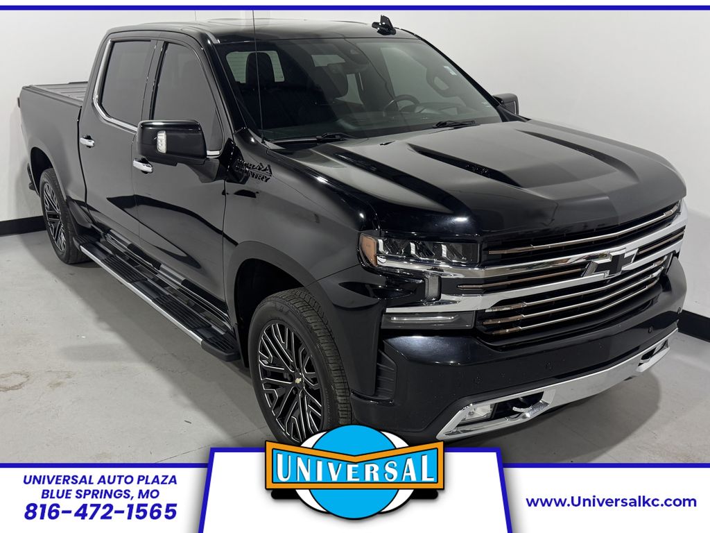 Black 2022 Chevrolet Silverado 1500 Pickup Truck Four-Wheel Drive Automatic