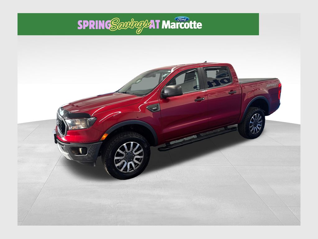 Red Metallic 2020 Ford Ranger XLT SuperCrew 4WD Pickup Truck Four-Wheel Drive Automatic