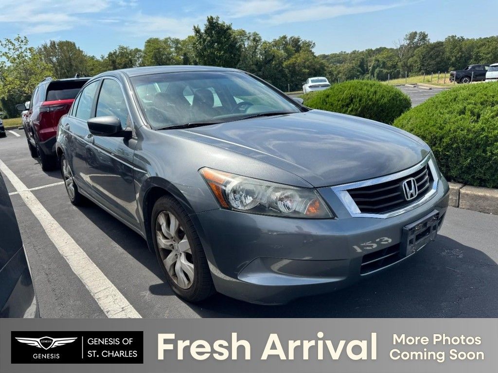Polished Metal Metallic 2008 Honda Accord Sedan Front-Wheel Drive 5-Speed Automatic Overdrive