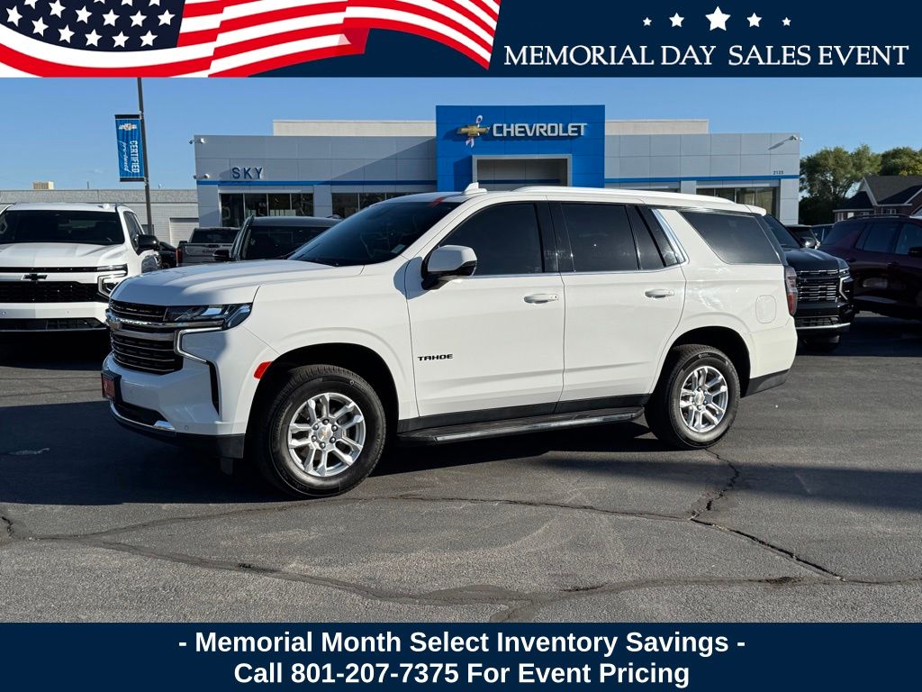 Summit White 2023 Chevrolet Tahoe LT 4WD SUV / Crossover Four-Wheel Drive