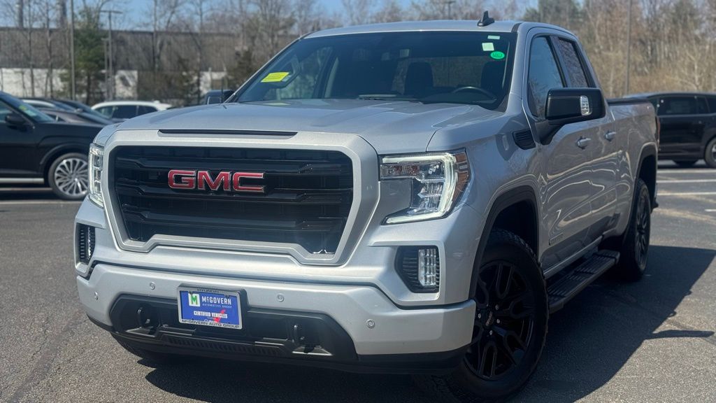 Quicksilver Metallic 2021 GMC Sierra 1500 Elevation Double Cab 4WD Pickup Truck Four-Wheel Drive 8-Speed Automatic