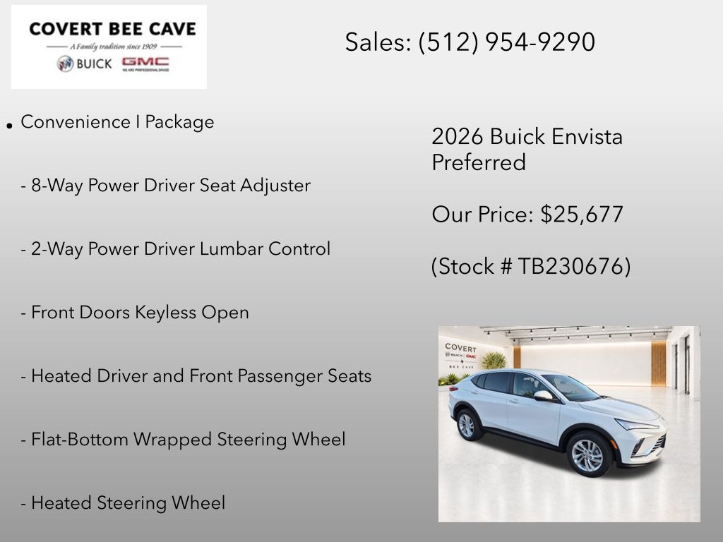 New 2026 White Buick Preferred image 15