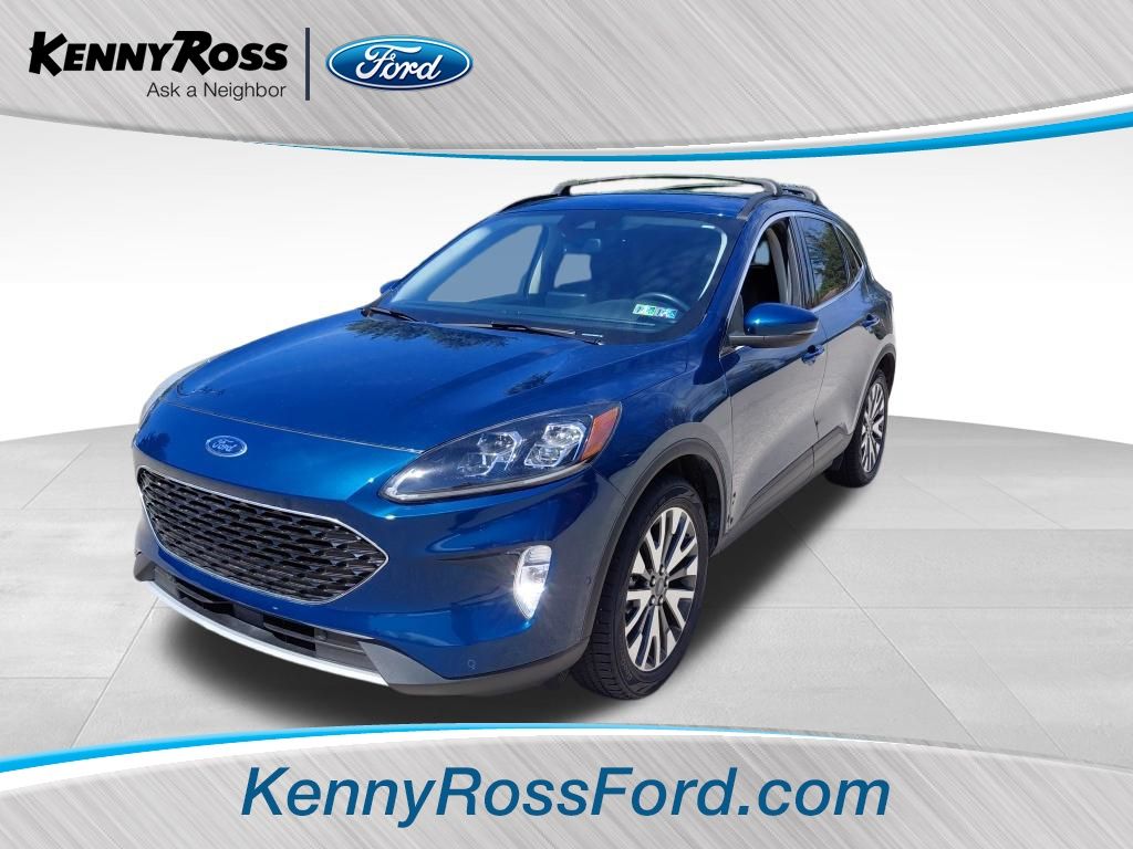 Green Metallic 2020 Ford Escape Hybrid SUV / Crossover All-Wheel Drive Continuously Variable Transmission