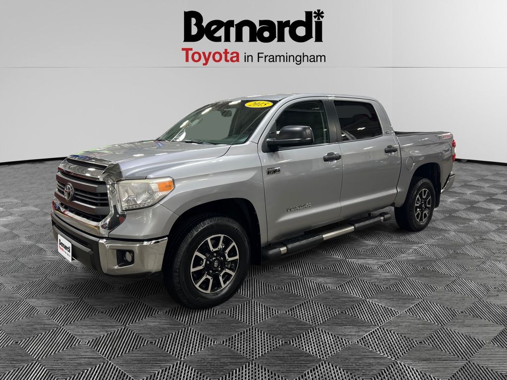 Silver Sky Metallic 2015 Toyota Tundra Pickup Truck Four-Wheel Drive 6-Speed Automatic Overdrive