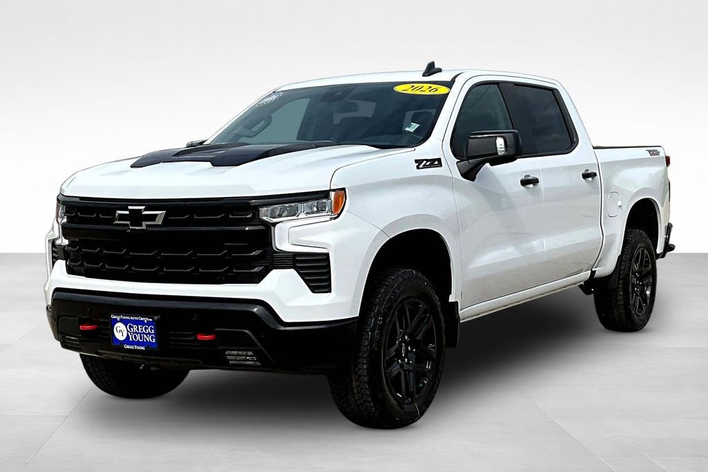 Summit White 2026 Chevrolet Silverado 1500 Pickup Truck Four-Wheel Drive Automatic