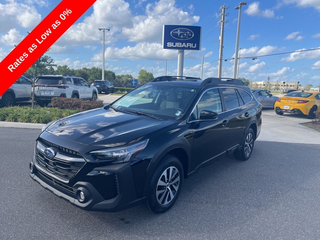 Crystal Black Silica 2025 Subaru Outback Premium AWD SUV / Crossover All-Wheel Drive Continuously Variable Transmission