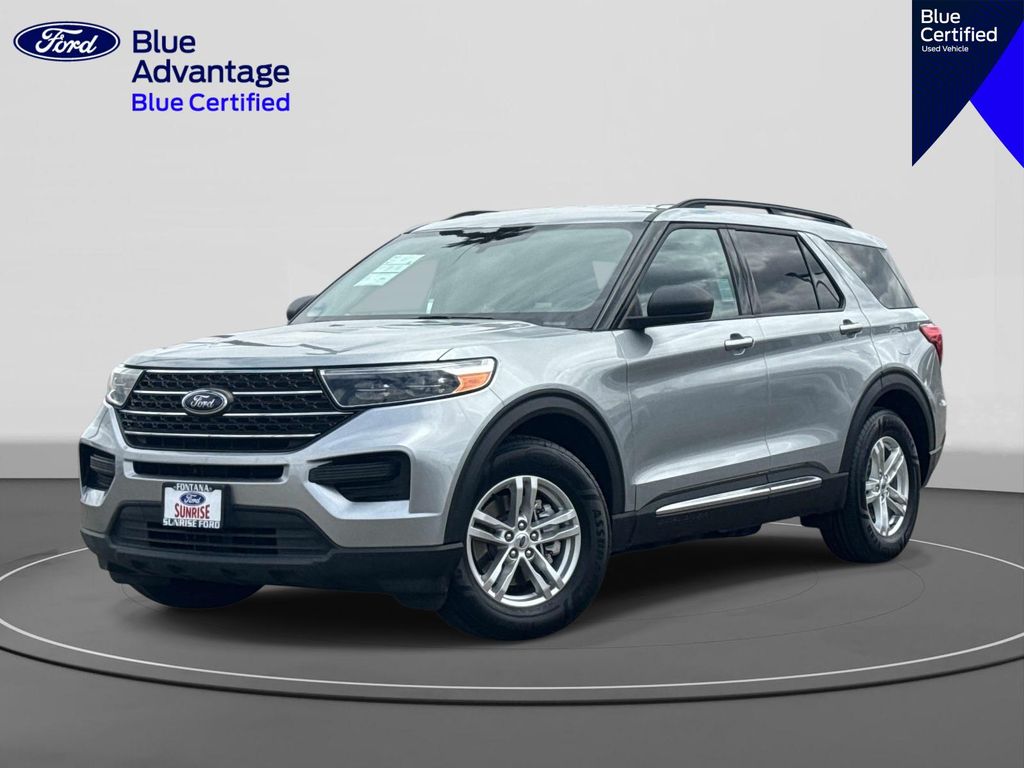 Silver Metallic 2023 Ford Explorer XLT RWD SUV / Crossover Rear-Wheel Drive Automatic