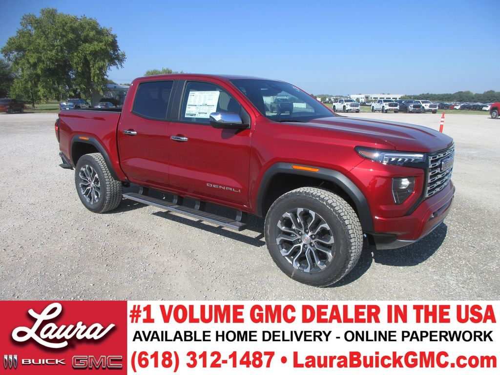 Volcanic Red Tintcoat 2026 GMC Canyon Pickup Truck Four-Wheel Drive 8-Speed Automatic