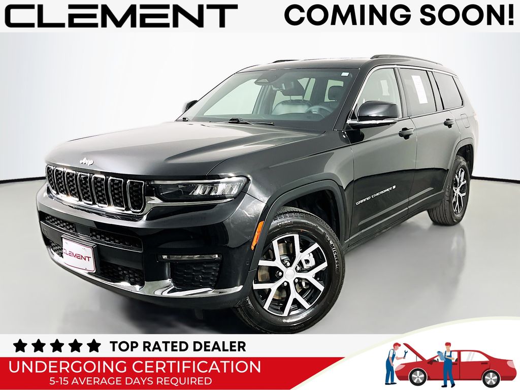 Diamond Black Crystal Pearlcoat 2024 Jeep Grand Cherokee L Limited 4WD SUV / Crossover Four-Wheel Drive 8-Speed Automatic