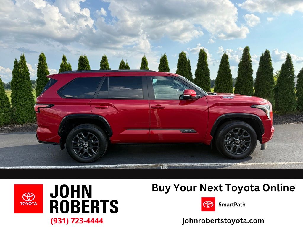 Red 2024 Toyota Sequoia SUV / Crossover Four-Wheel Drive Automatic