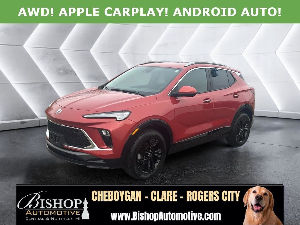 Sunrise Red Metallic 2024 Buick Encore GX Sport Touring AWD SUV / Crossover All-Wheel Drive 9-Speed Automatic