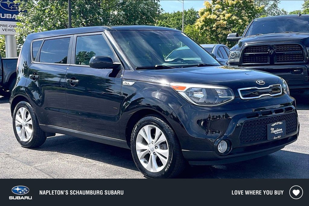 Shadow Black 2016 Kia Soul Wagon Front-Wheel Drive 6-Speed Automatic