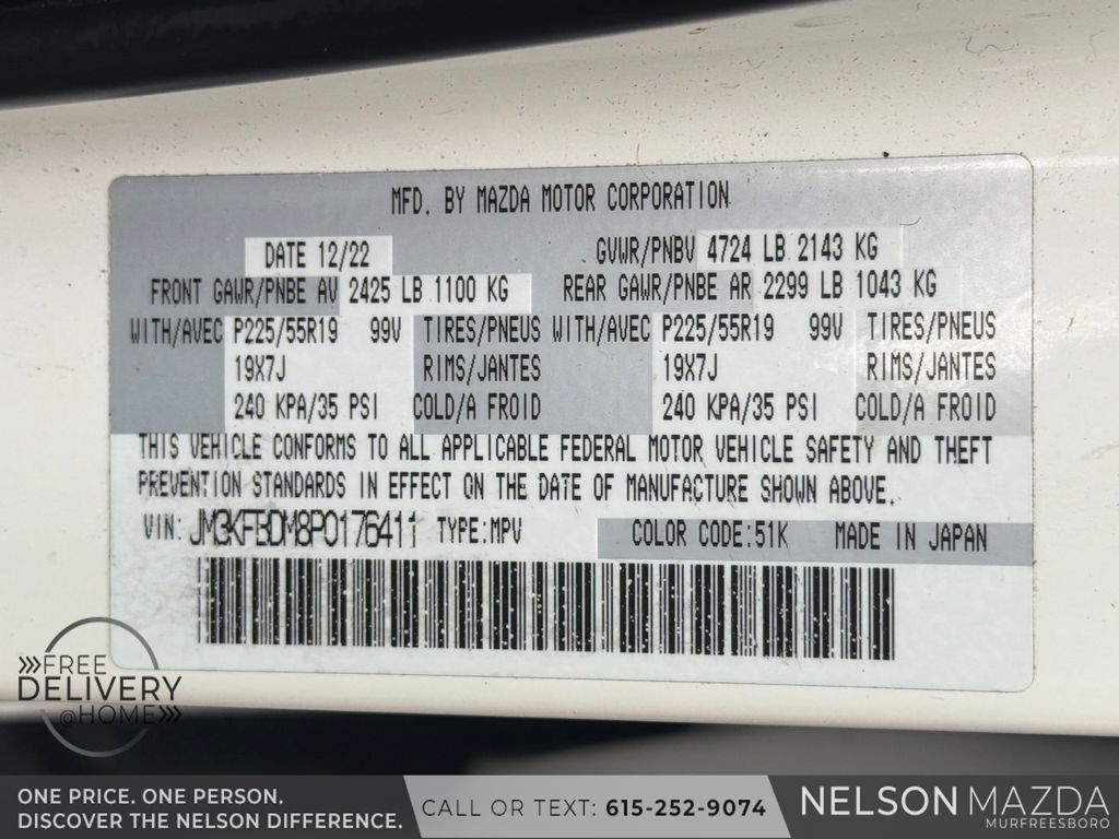 Certified Used 2023 White Mazda 2.5 S Premium Package image 30