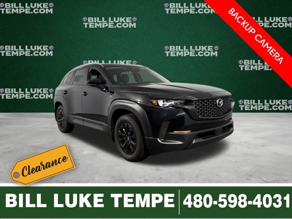 Jet Black Mica 2025 Mazda CX-50 Hybrid Preferred AWD SUV / Crossover All-Wheel Drive Continuously Variable Transmission