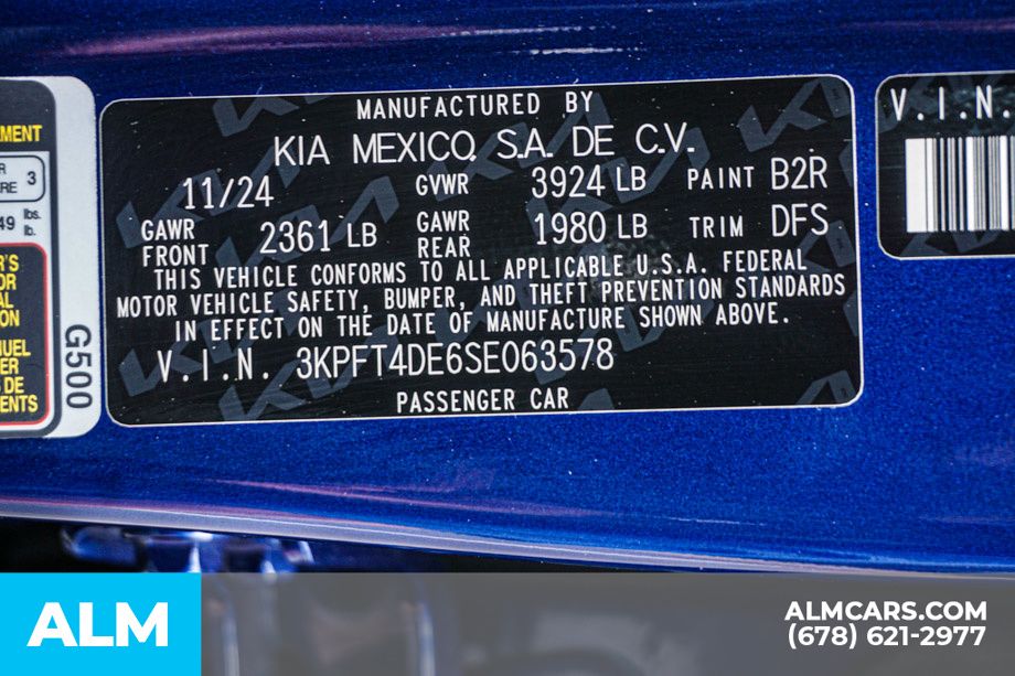 Used 2025 Blue Kia LXS image 55