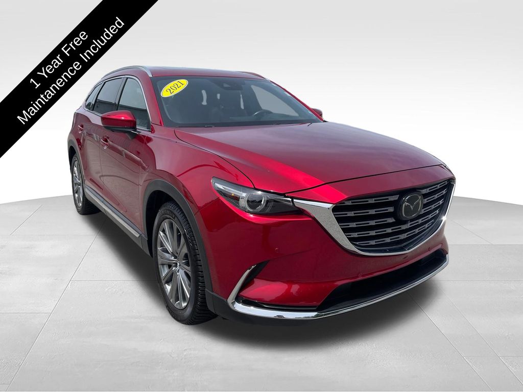 Soul Red Crystal Metallic 2021 Mazda CX-9 Signature AWD SUV / Crossover All-Wheel Drive 6-Speed Automatic