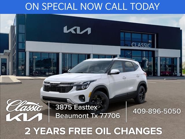 Snow White Pearl 2026 Kia Seltos SUV / Crossover Front-Wheel Drive Continuously Variable Transmission