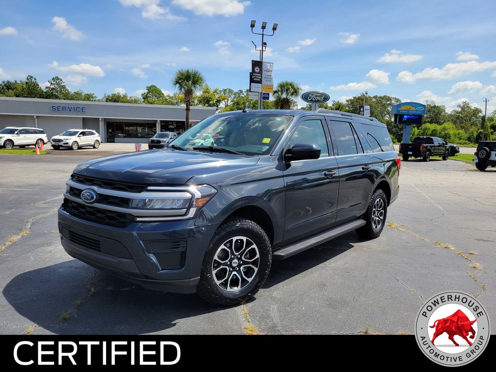 Blue Metallic 2024 Ford Expedition SUV / Crossover Four-Wheel Drive Automatic