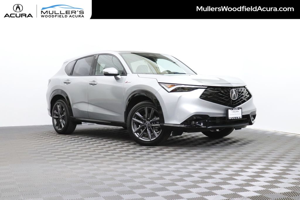 Solar Silver Metallic 2025 Acura ADX SH-AWD with A-SPEC Package SUV / Crossover All-Wheel Drive Continuously Variable Transmission