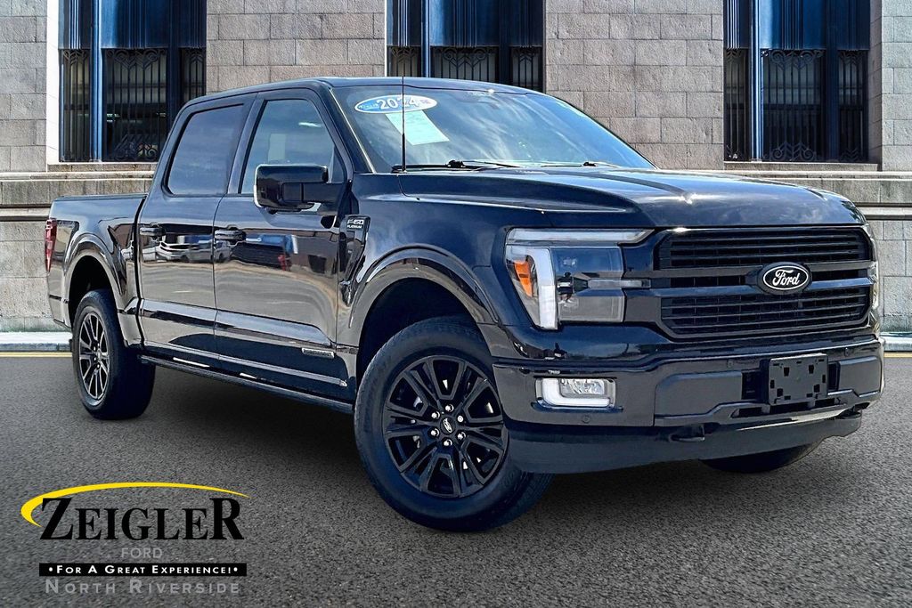 Black Metallic 2024 Ford F-150 Platinum SuperCrew 4WD Pickup Truck Four-Wheel Drive Automatic