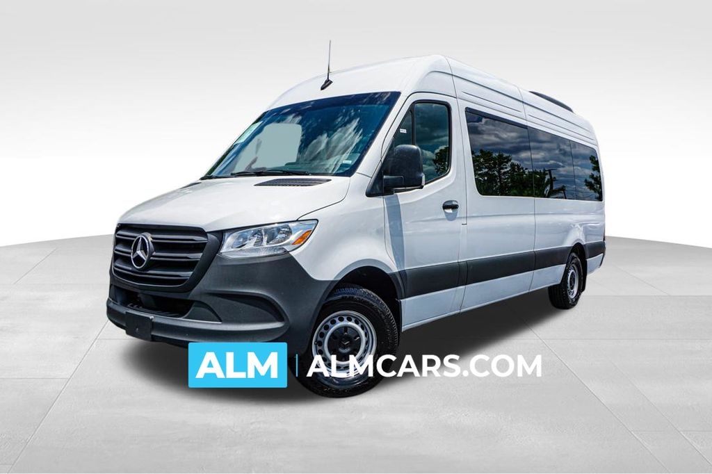 White 2025 Mercedes-Benz Sprinter Van Rear-Wheel Drive 9-Speed Automatic