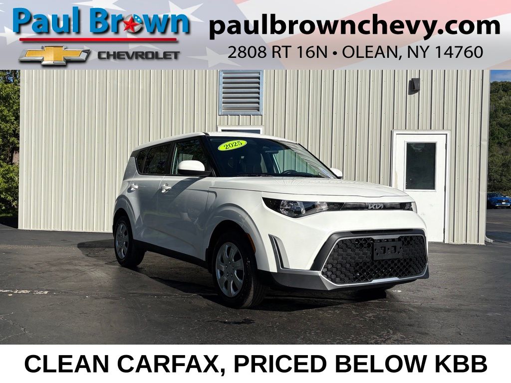 Snow White Pearl 2025 Kia Soul SUV / Crossover Front-Wheel Drive Continuously Variable Transmission
