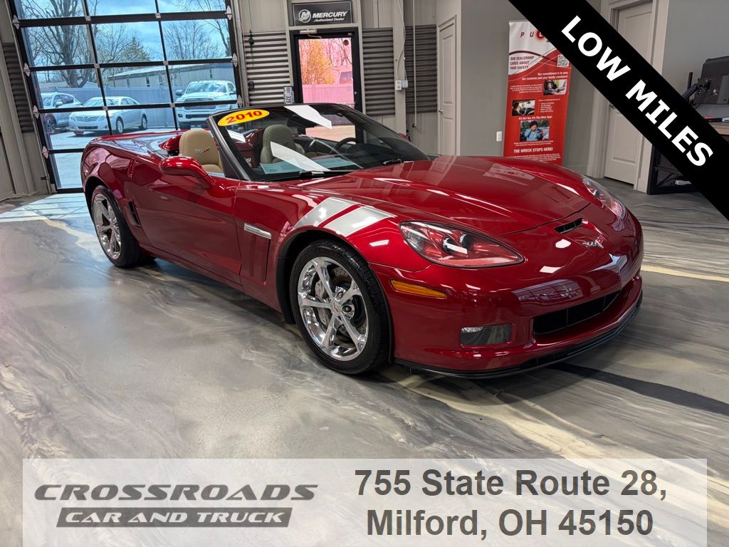 Crystal Red Metallic Tintcoat 2010 Chevrolet Corvette Z16 Grand Sport 3LT Convertible RWD Convertible Rear-Wheel Drive 6-Speed Automatic