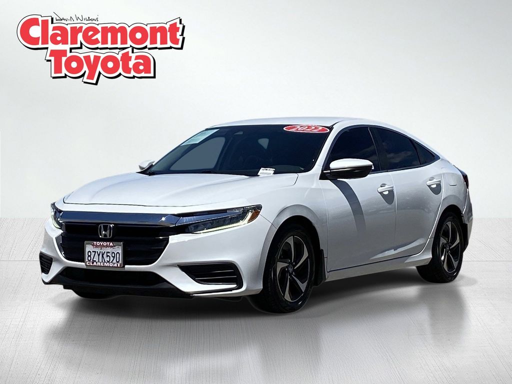 White 2022 Honda Insight EX FWD Sedan Front-Wheel Drive Continuously Variable Transmission