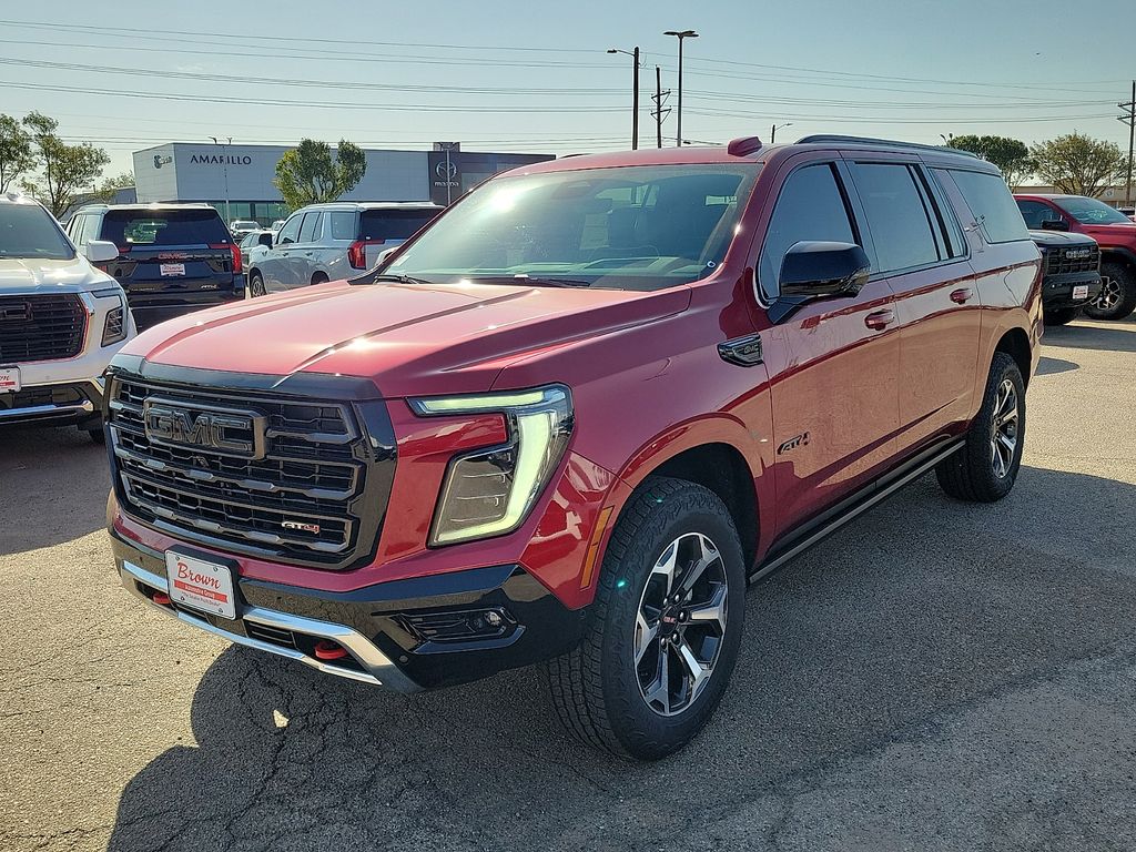 2026 GMC Yukon XL AT4 Ultimate Red at Brown Buick GMC
